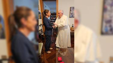 Claudia Sheinbaum se reúne con el papa Francisco en el Vaticano