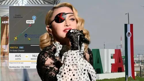 ¿Madonna en el AIFA? Lo habría elegido para llegar a México y se vuelve viral