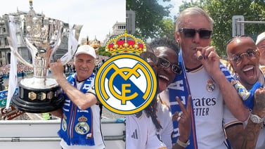 VIDEO: Carlo Ancelotti recrea el emblemático festejo del puro tras el triunfo del Real Madrid en LaLiga
