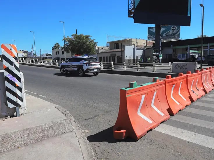 Estará cerrado puente del Luis Encinas hasta que esté reparado: Tránsito de Hermosillo
