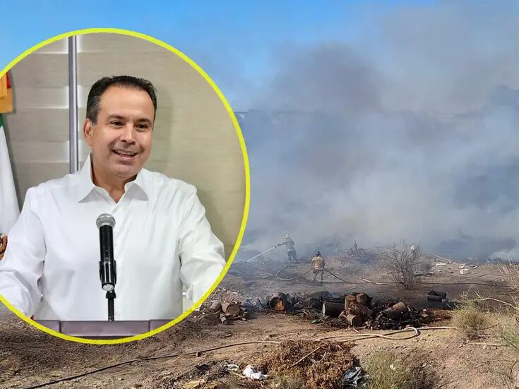 Antonio Astiazarán anuncia que habrá consecuencias tras incendio en terrenos del bulevar Paseo Río Sonora
