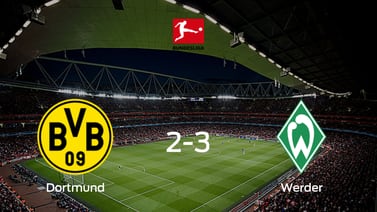 Werder Bremen vence 3-2 en el estadio de Borussia Dortmund