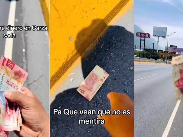 VIDEO: Motociclista encuentra fajo de billetes en la calle y esto hizo con el dinero