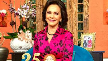 Pati Chapoy usó un vestido de 23 mil pesos en el aniversario de Ventaneando