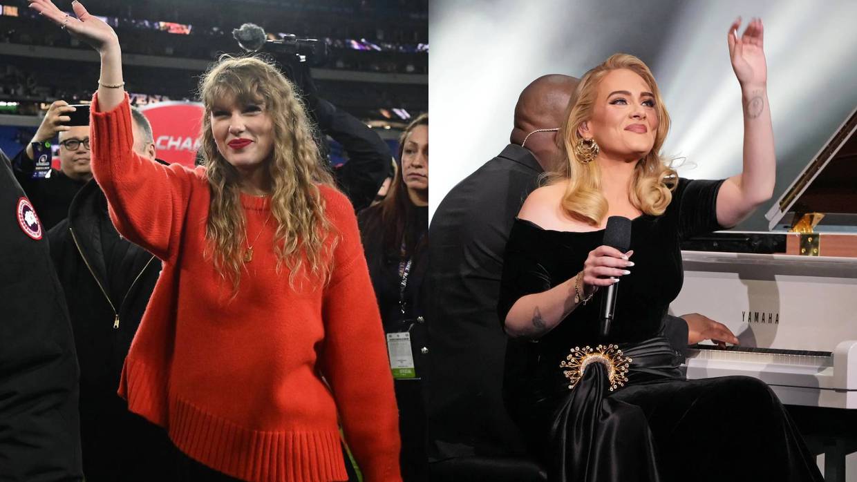 Adele defiende a Taylor Swift de los fanáticos del futbol: "¡Consíganse una vida!"