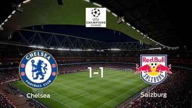 FC Salzburg logra un empate frente a Chelsea (1-1)