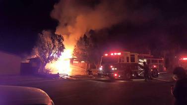 Incendio en El Centro deja dos lesionados