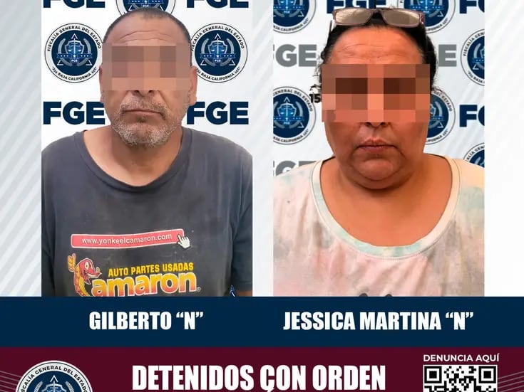 Pareja acusada de asalto en tianguis en Mexicali, es arrestada en Tijuana