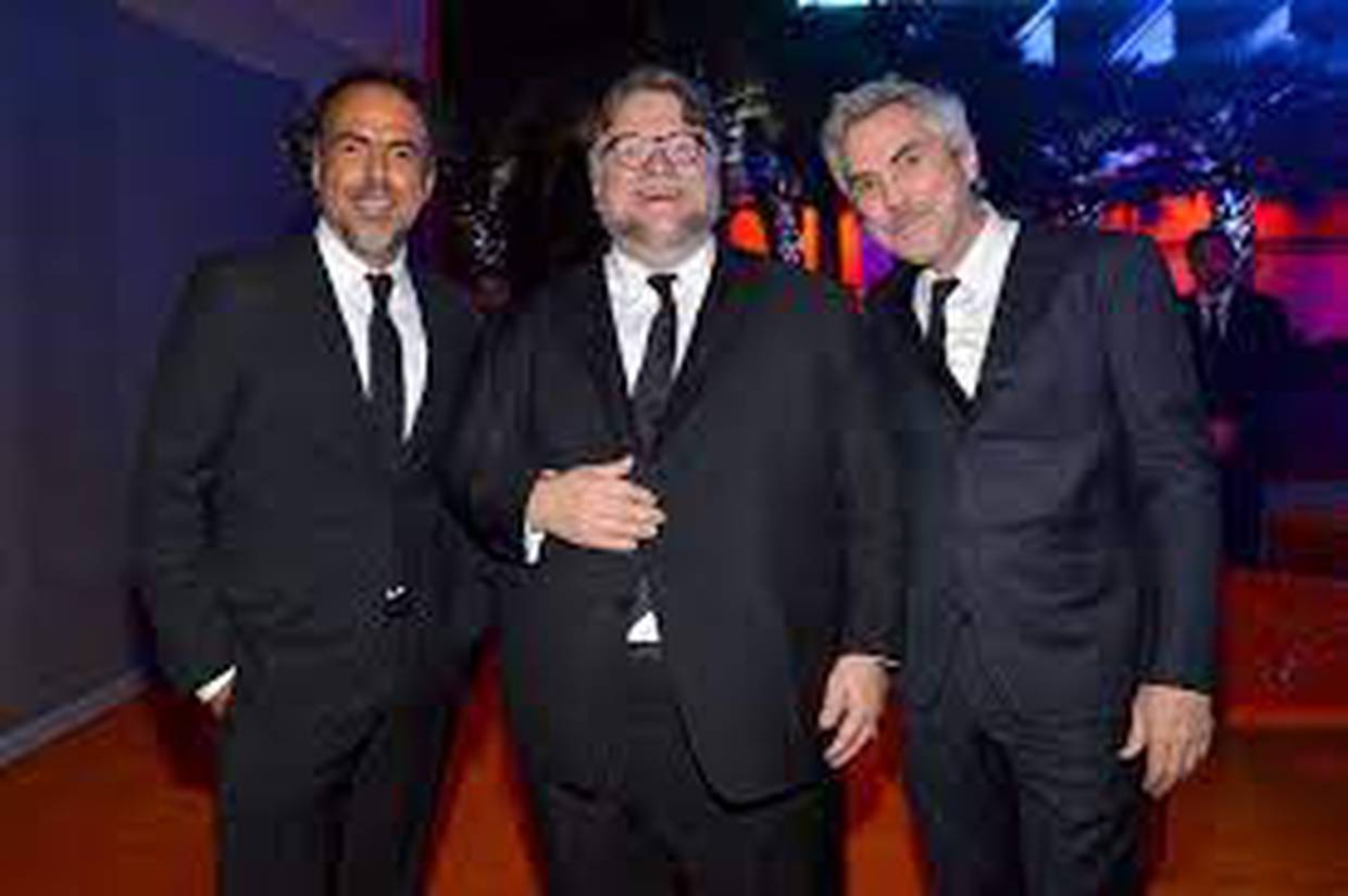 Alejandro G. Inárritu, Guillermo del Toro y Alfonso Cuarón.