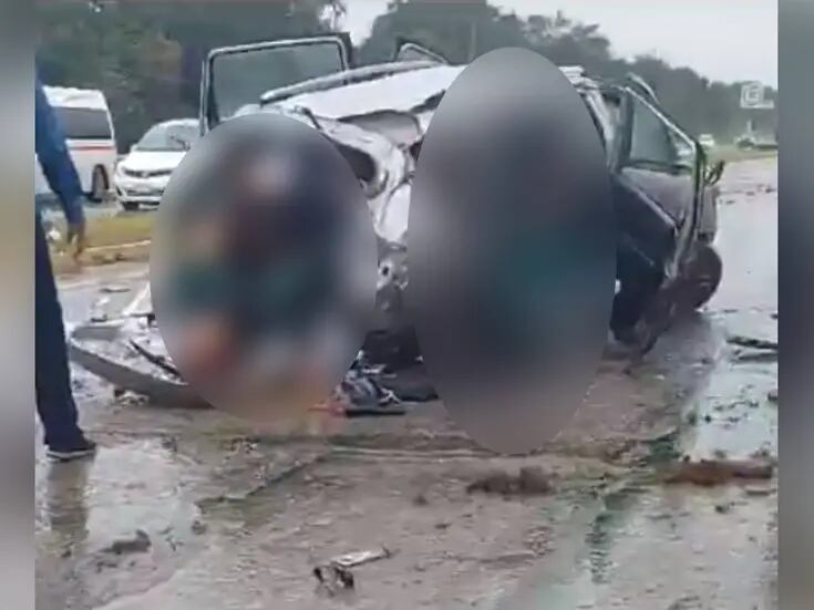 Al menos seis muertos tras choque en carretera de Quintana Roo