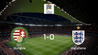 Hungría vence 1-0 a Inglaterra y se lleva los tres puntos