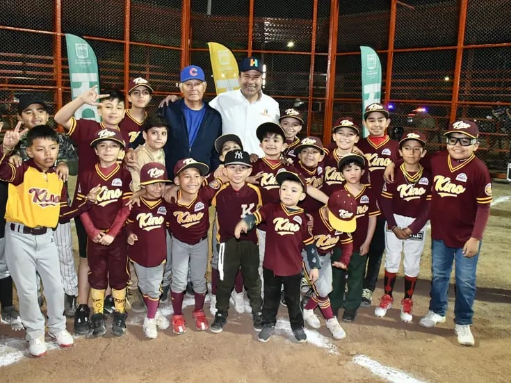 Hermosillo: Inaugura Antonio Astiazarán tercer campo de beisbol en El Cárcamo