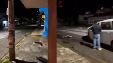 VIDEO: Conductor borracho atropella y mata a motociclista, pero se detiene a orinar antes de huir del lugar