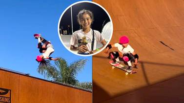 VIDEO: Adolescente australiana Arisa Trew, de 13 años, se convierte en la primera mujer skate en aterrizar un 720 en competencia