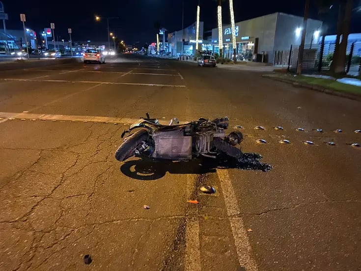 Motociclista muere sobre bulevar Lázaro Cárdenas
