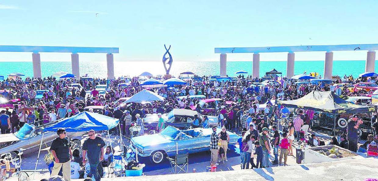 Miles de personas acudieron al Car Show Puerto Peñasco 2024. FOTO: CORTESÍA