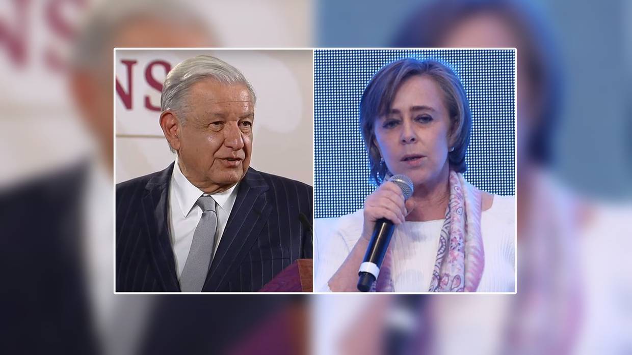 López Obrador criticó que se esté defendiendo a la presidenta de Mexicanos Contra la Corrupción y que se cuestione que se haya dado a conocer el expediente sobre la entrega de la pensión.