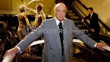 A los 94 años muere Mohamed Al-Fayed, ex dueño de Harrods y del club Fulham