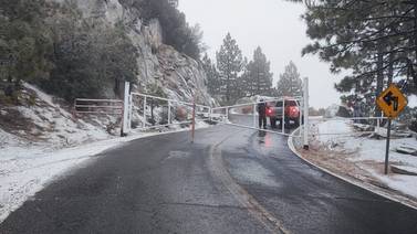 Cierran acceso a Parque Nacional Sierra de San Pedro Mártir por nevada