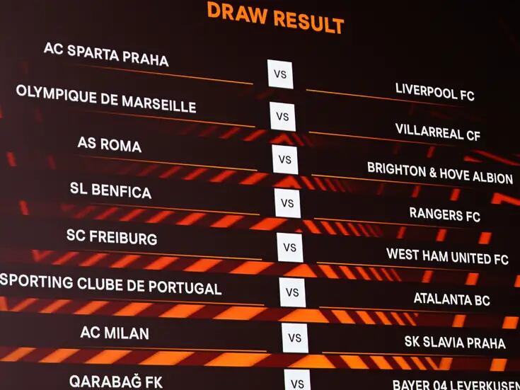 Sorteo de Octavos de Final de la UEFA Europa League: Así quedó la ronda de los 16