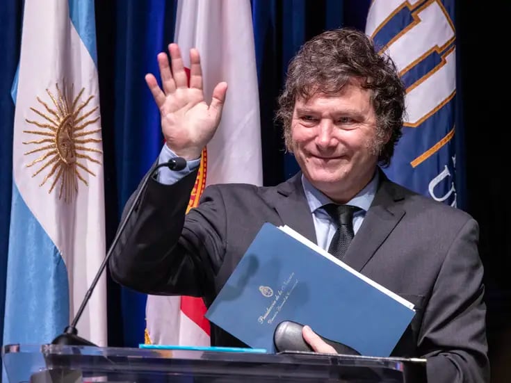Javier Milei da mensaje en cadena nacional, anuncia superávit financiero en Argentina