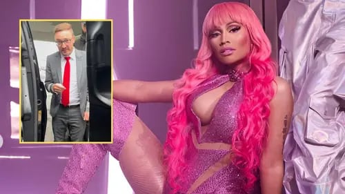 Nicki Minaj transmite en vivo mientras intentan arrestarla 