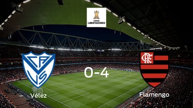  Flamengo encarrila la eliminatoria hacia la siguiente ronda tras su 4-0 contra a Vélez Sarsfield