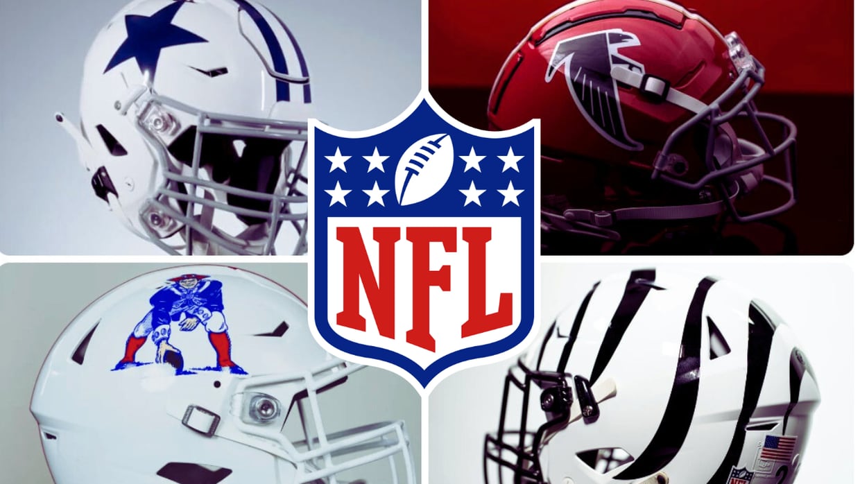 ¡Oficial! La NFL permite a los equipos utilizar un tercer diseño de casco alternativo después del cambio de regla de política uniforme
