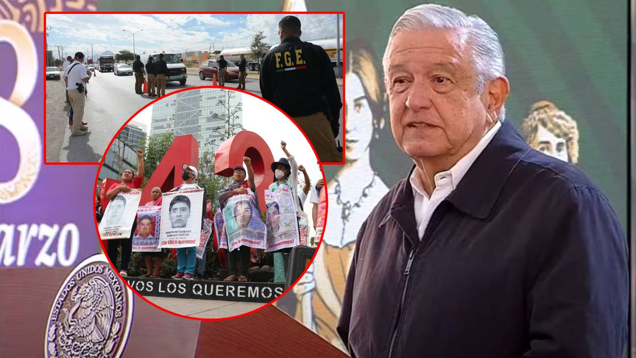 El presidente López Obrador solicita a la FGR que atraiga la investigación; agentes afirman que fueron agredidos por normalistas en retén.