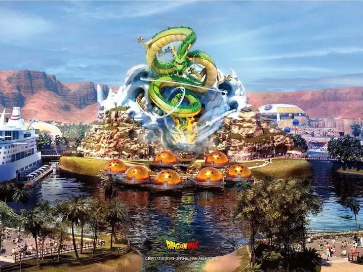 Así se vera el primer Parque Temático de Dragon Ball