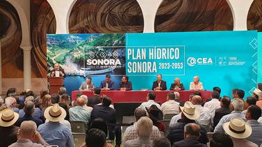 Gobernador Alfonso Durazo presenta el Plan Hídrico Sonora 2023-2053