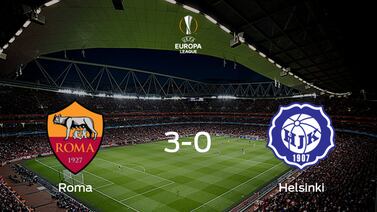  AS Roma consigue los tres puntos en casa tras pasar por encima de HJK Helsinki (3-0)