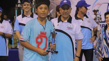 Alain Zarza ganó el premio al Mejor Pitcher del Campeonato de Beisbol Infantil de Las Américas