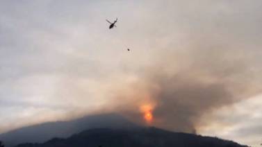 Incendio forestal arrasa con 80 hectáreas en el sur de Nuevo León