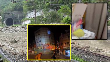 VIDEO: Nuevo sismo de magnitud 6.3 impacta en Taiwán