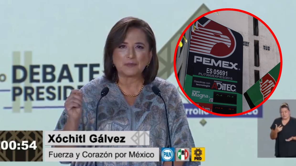 Gálvez afirmó que “PEMEX ha perdido 2 billones de pesos” durante su bolsa de tiempo. Foto: Captura de Pantalla