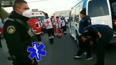 Socorristas privados golpean a rescatistas de Cruz Roja Mexicana