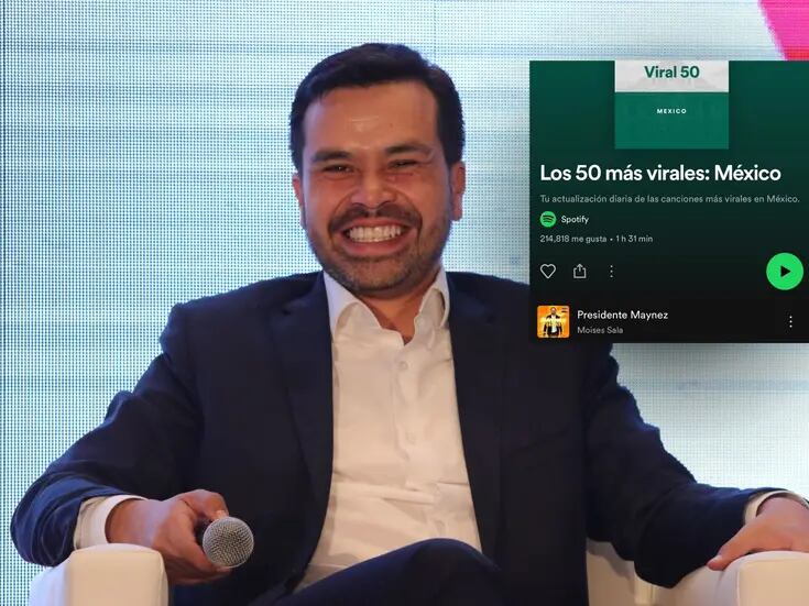Canción de campaña de Jorge Álvarez Máynez alcanza el primer lugar en Spotify