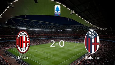 Triunfo de AC Milan por 2-0 frente a Bolonia