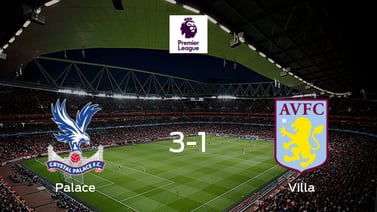 Crystal Palace se queda con los tres puntos frente a Aston Villa (3-1)