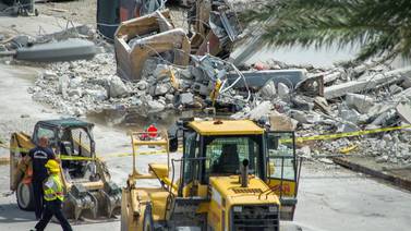Derrumbe en Miami: 95 cuerpos rescatados; se complica identificación por descomposición a 19 días del suceso