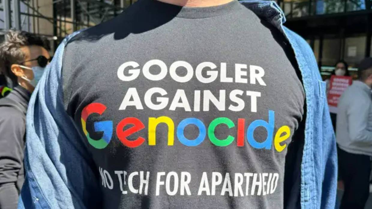 Google despide a empleados que protestaron contra el genocidio en Palestina