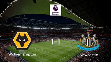  Wolverhampton Wanderers salva un punto ante Newcastle United (1-1)