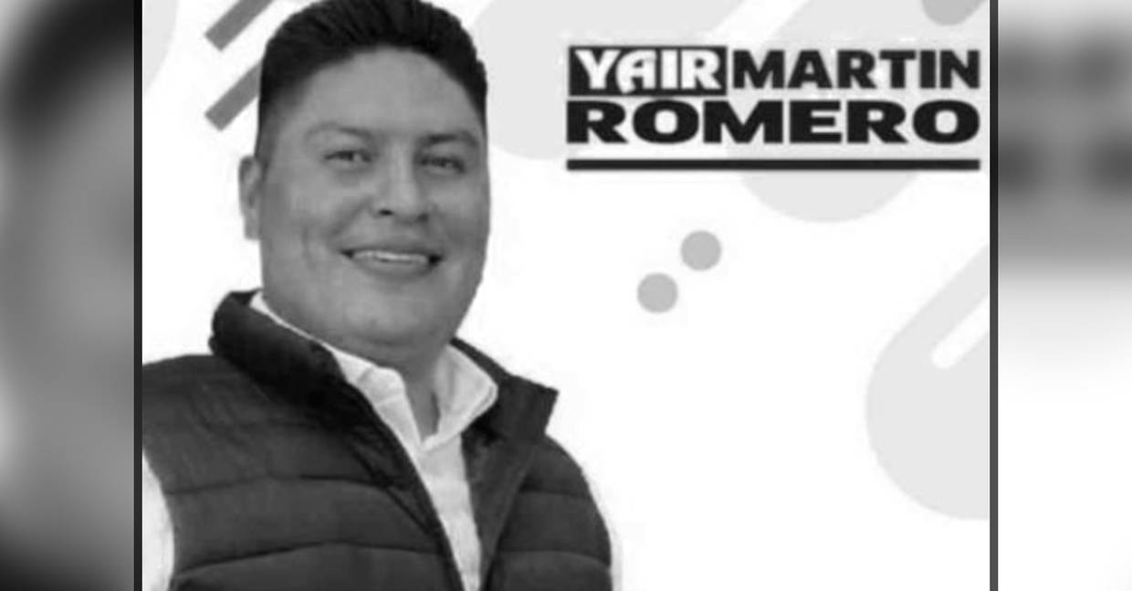Yair Martín Romero, candidato de Morena, fue asesinado de al menos 3 puñaladas.