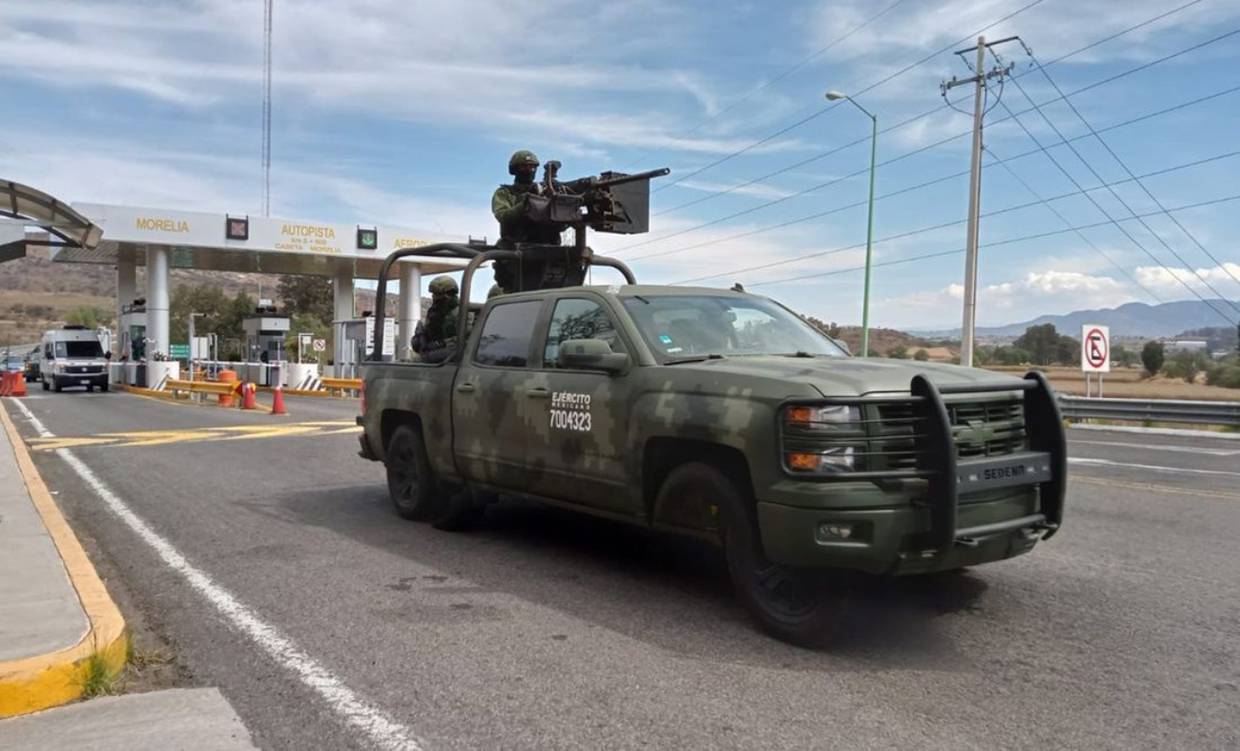 Grupo armado ataca a militares en Uruapan; hay 5 detenidos. // Foto: Archivo GH/El Universal