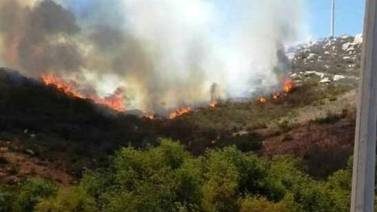 Sofocan incendio forestal al Oriente de Ensenada