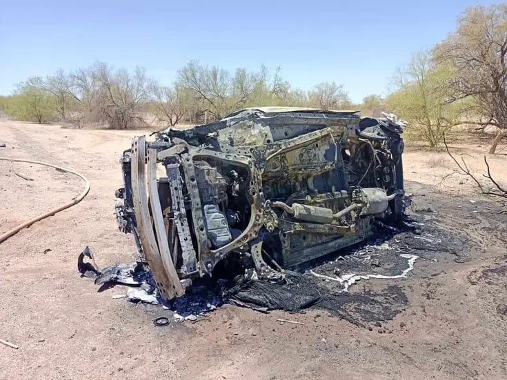 Choque en la Carretera Doce Norte: Cuatro lesionados y un vehículo incendiado
