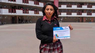 Alumna de Cecyte representó a BC en encuentro de jóvenes en Perú