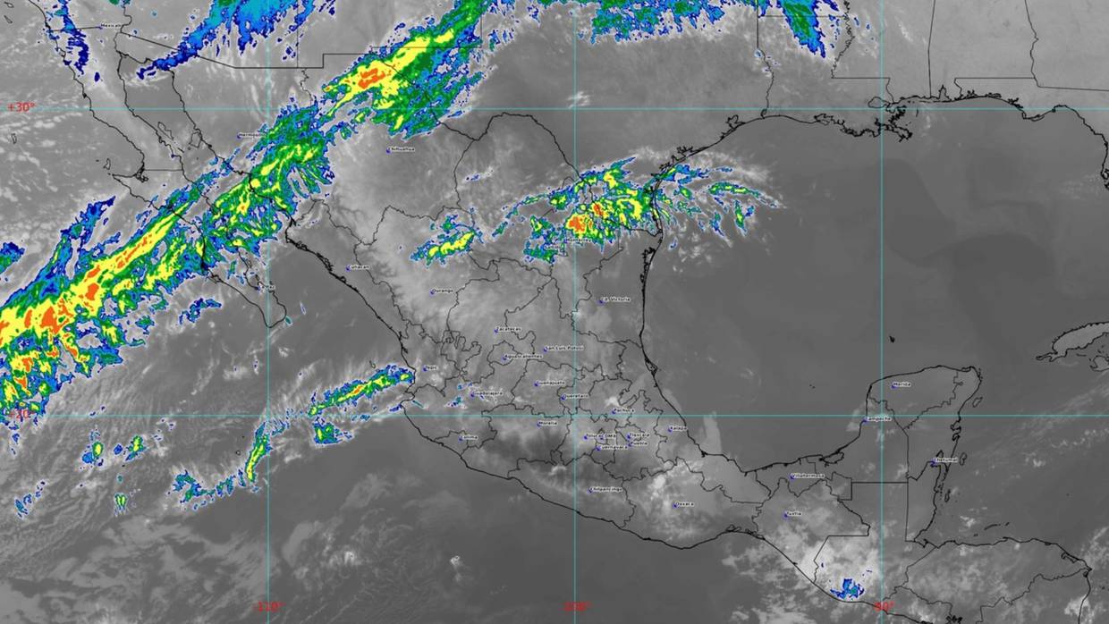 El Frente Frío No. 44 ocasionará vientos muy fuertes a intensos en el noroeste y norte de México, así como caída de nieve o aguanieve en sierras del norte de Baja California y Sonora (Conagua)