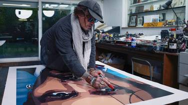 Johnny Depp pone a la venta su primer autorretrato